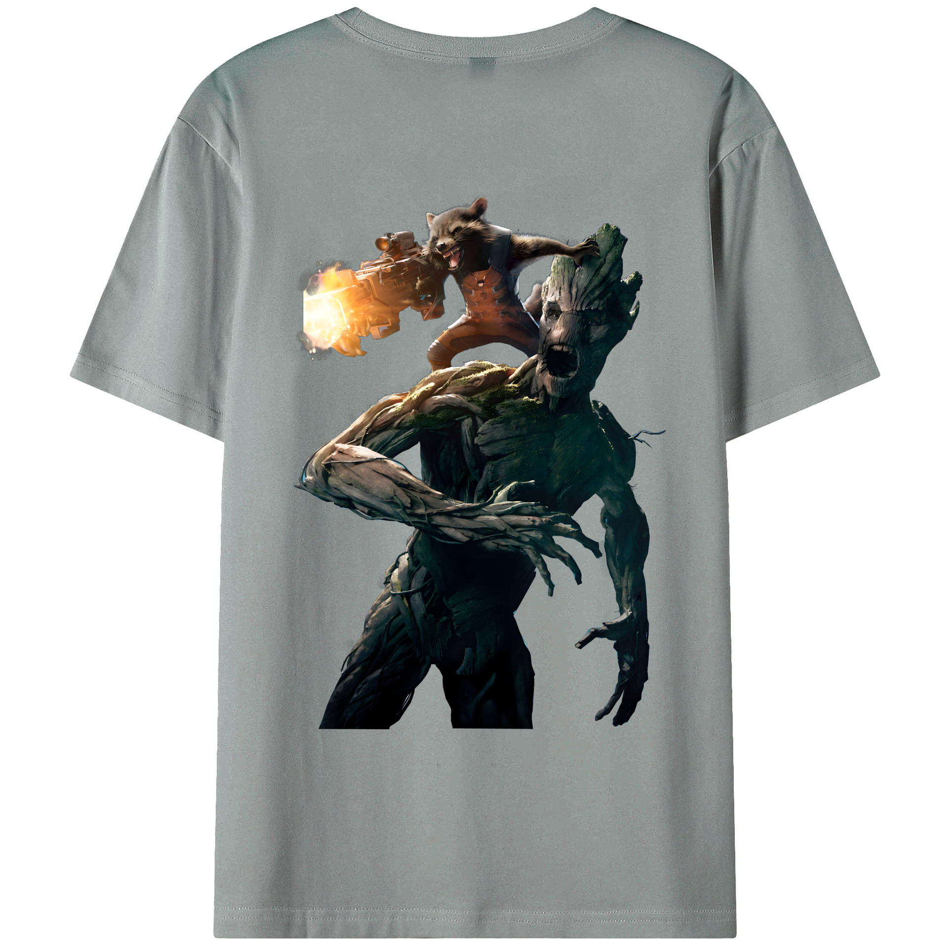 （画像用） アベンジャーズ The Avengers 綿100％ メンズ半袖Tシャツ（バックプリント） 通気性
